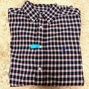 Ralph Lauren Size L (14-16) plaid long sleeve